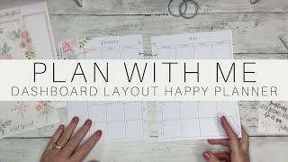 Plan With Me  Happy Planner Dashboard Layout  January 16 2024 [upl. by Eibber]