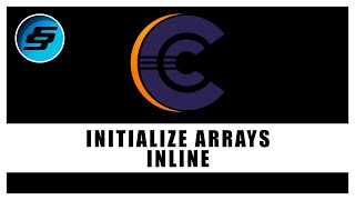 Initialize Arrays Inline  C Programming [upl. by Jenilee]