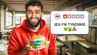 SPISER DANMARKS KLAMMESTE BURGER [upl. by Yboj]