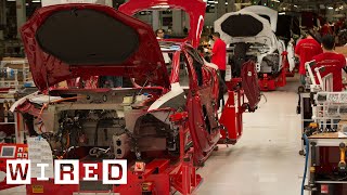 How the Tesla Model S is Made  Tesla Motors Part 1 WIRED [upl. by Rosabelle]