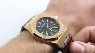 Audemars Piguet Royal Oak 15300OR Luxury Watch Review [upl. by Merete348]