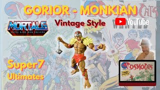 SUPER7 CosmocatsThundercats  GORIORMONKIAN VINTAGE STYLE   Review 327 [upl. by Jehu]