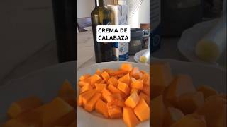 CREMA DE CALABAZA spanishcuisine pumkinrecipe singlemomjourney [upl. by Anauqes282]