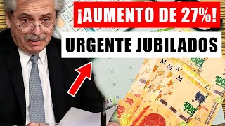 🛑 Jubilados ANSES ¡AUMENTO DE 27 Últimas Noticias  JUBILACIONES Y PENSIONES  MAYO Y JUNIO 2023 [upl. by Enneiviv373]