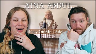 First Time Hearing Aina Abdul  Easy On Me Adele cover Reaction [upl. by Durgy]