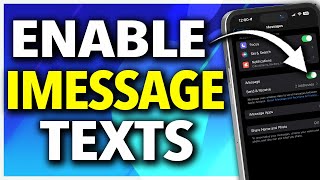 How to Enable iMessage on iPhone [upl. by Olshausen355]