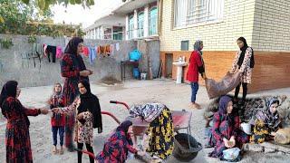 Selling firewood for nomadic family expenses and grinding mountain pistachios to eat [upl. by Bergen651]