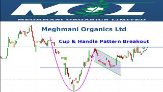 Chart Of The Day  Meghmani Organics Multibagger Stock  Cup amp Handle Pattern Breakout [upl. by Bellanca150]