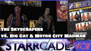 Starrcade90  The Skyscrapers Sid Vicious amp Danny Spivey vs Big Cat amp Motor City Madman [upl. by Proctor]