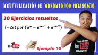 🔴 👉 Cómo Resolver Una Multiplicación De MONOMIO POR POLINOMIO CON LETRA EN LOS EXPONENTES❓  FÁCIL [upl. by Airekat]