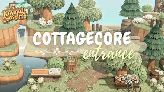 COTTAGECORE ENTRANCE  Speedbuild  Animal Crossing New Horizons [upl. by Acinoj258]