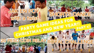 TRENDING PARTY GAMES IDEAS PART 1  NEW YEARS PARTY 2023 IDEAS  SOBRANG SAYA [upl. by Nelra]