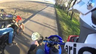 Yamaha Xt125x and Qingqi gy 200 ride GoPro [upl. by Derinna134]