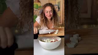 Insalata di settembre🫐🥬🍎 food ricette recipe [upl. by Kentigera]