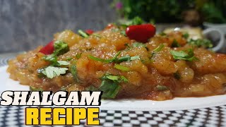 SHALGAM RECIPE  SPICY SHALGAM  HOW TO MAKE TURNIP VEGETABLES  گونگلو کا سالن [upl. by Viehmann]