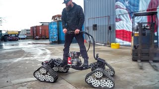 Actualización de mi patineta todo terreno con motor diésel y orugas de nieve [upl. by Alene]