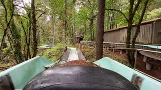 Oregon’s “Enchanted Forest” Log Ride Full Ride [upl. by Llevron]