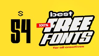 50 NEW Fonts For My Graphic Designers Free Commercial Use [upl. by Yahc]