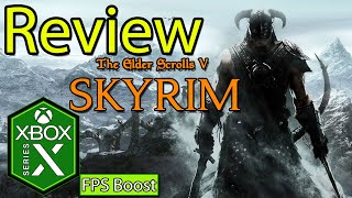 The Elder Scrolls V Skyrim Xbox Series X Gameplay Review FPS Boost 60fps Xbox Game Pass [upl. by Eppillihp709]