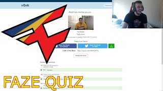 WHICH FAZE MEMBER ARE YOU  FAZECLAN QUIZ 2 [upl. by Germain]