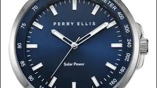 Perry Ellis Solar watch UNBOXING [upl. by Atnek]