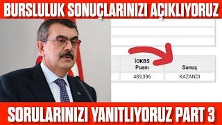 Bursluluk Sınav Sonuçlarınızı Açıklıyoruz PART3 [upl. by Yerfoeg]