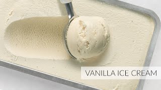 Homemade VANILLA ICE CREAM  no dairy no eggs [upl. by Leveroni101]