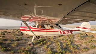 tailwheel endorsement and backcountry flying cessna 170b [upl. by Burl]