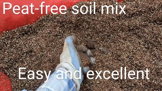 Easy homemade peatfree soil blend for SUCCESS 🌻 [upl. by Ordnajela]