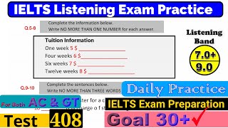 IELTS Listening Practice Test 2024 with Answers Real Exam  408 [upl. by Ayirp665]