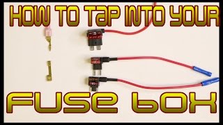 How to tap into your cars fuse box safely and cleanly [upl. by Eneleh]