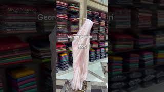 Georgette chikankari silksaree indianattire onlineshopping [upl. by Atinnor251]