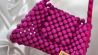 PART 2 DIY Hourglass BEAD BAG 12345678 [upl. by Eiznekcam361]