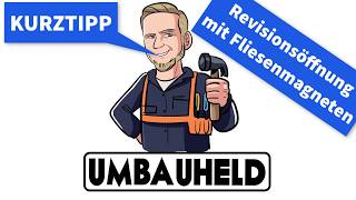 Magnet Revisionsklappe einbauen Kurztipp [upl. by Yorke]