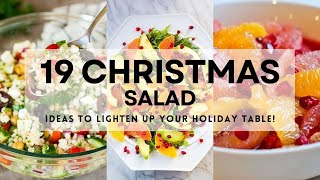 19 CHRISTMAS SALAD IDEAS To Lighten Up Your Holiday Table christmas christmas2024 sharpaspirant [upl. by Gaiser]