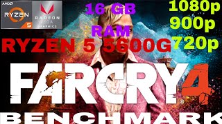 Farcry 4  Ryzen 5 5600g  16 GB RAM  Benchmark [upl. by Hadnama]