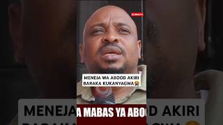 🙆MENEJA WA ABOOD AKIRI BARAKA KUKANYAGWA NA BASI LA ABOOD NA KUFARIKI😭💔 shortsvideo globaltv [upl. by Arlinda]