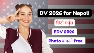 How To Apply Dv Lottery 2026  DV Lottery 2026 Application Form Online  DV 2026 from Nepal [upl. by Acirderf]