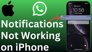 FIXED WhatsApp Notifications Not Showing or Working on iPhone Unless I Open App [upl. by Ries737]