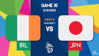 Republic of Ireland vs Japan  2023 FIPFA Powerchair Football World Cup [upl. by Neik]