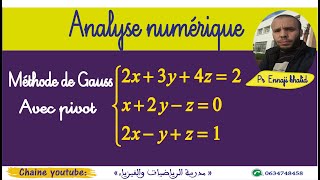 Méthode de Gauss applications linéaires exemple 2 [upl. by Ubald229]