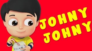 Johny Johny Yes Papa  3D Nursery Rhymes For Children [upl. by Penoyer]