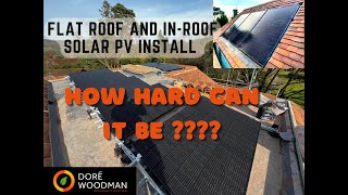 The Ultimate Guide to Solar PV InRoof GSE Integration amp Van Der Valk Flat Roof Mounting Install [upl. by Nelav]