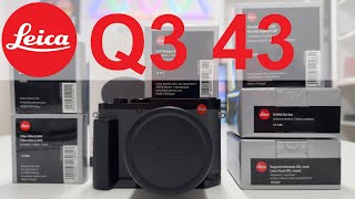 New Leica Q3 43  Accessories unboxed and explained [upl. by Garate599]