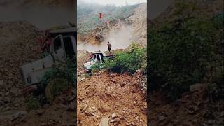 Mountain road landslide npl skdvolg mountains roadnplshorts [upl. by Asaert]