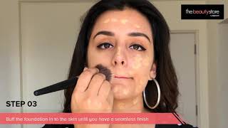 How to apply stick foundation [upl. by Eiroj]