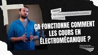 Comment ça fonctionne les cours en Électromécanique de systèmes automatisés au CFP de Lévis [upl. by Nwahsiek]