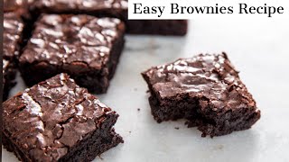 Easy Brownies Recipe [upl. by Adall]