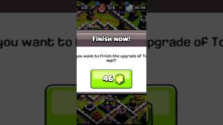 COC my town hall upgrade 13 😊 Fun coc short video Please guys one like 👍 [upl. by Yelsnya]