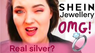 SHEIN HAUL Jewellery  925  real silver im shook [upl. by Ano116]